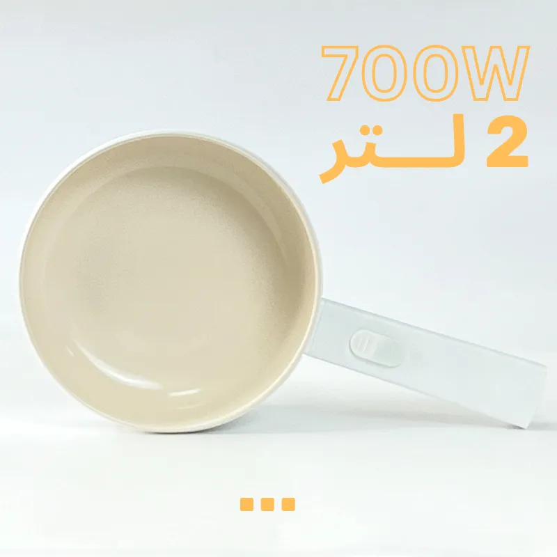 Denx Mini Cooker - وعاء الطهي الذكي الأبيض والذهبي الناعم مع جميع الميزات الإضافية